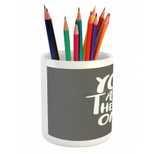 Romantic Lettering Art Pencil Pen Holder