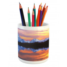 Grand Tetons View at Sunset Pencil Pen Holder