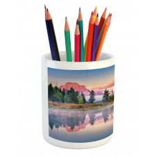 Calm Sunrise on Snake River Pencil Pen Holder