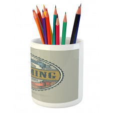 Grunge Stamp Equality State Pencil Pen Holder