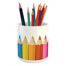 Colorful Pencils Macro Photo Pencil Pen Holder