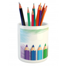 Realistic Colorful Pencils Pencil Pen Holder