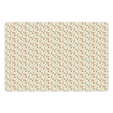 Seasonal Floral Art Pet Mat