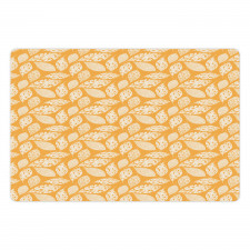 Simple Calm Leafs Art Pet Mat