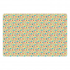 Multicolor Maple Leaves Pet Mat