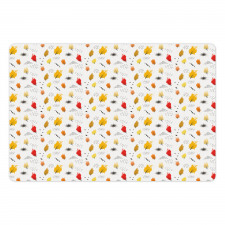 Colorful Trees Pattern Pet Mat