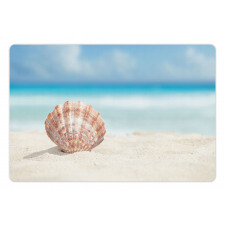 Sandy Exotic Beach Shell Pet Mat