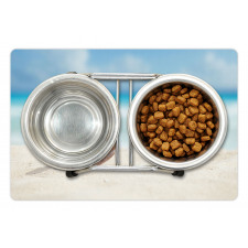 Sandy Exotic Beach Shell Pet Mat