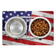 America Patriotic Day Pet Mat