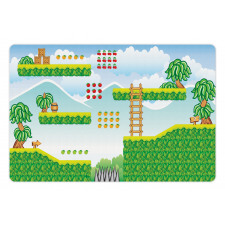 Exotic Tile Game Platform Pet Mat