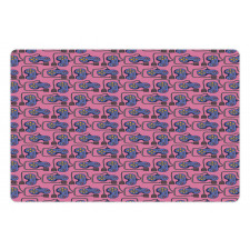 Cabled Joystick Illustration Pet Mat