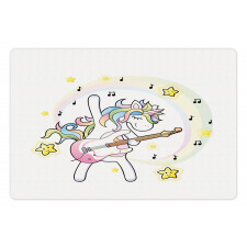 Music Star Pony with Guitar Pet Mat