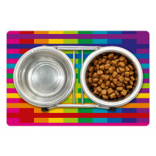 Vibrant Tones Multicolored Pet Mat