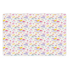 Unicorn Pegasus Candies Pet Mat