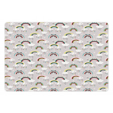 Nursery Theme Clouds Pet Mat