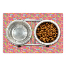 Colorful Eastern Floral Pet Mat