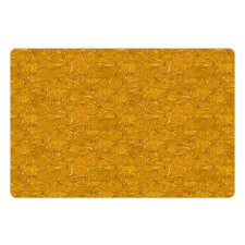 Abstract Buta Motif Art Pet Mat