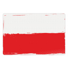 Grunge Flag Illustration Pet Mat