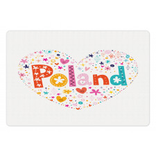 Heart Shaped Doodle Pet Mat