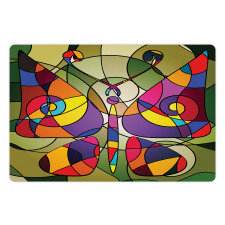 Abstract Butterfly Art Pet Mat