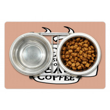 Coffee Lover Mug Concept Pet Mat