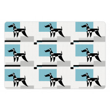 Simplistic Modern Terrier Pet Mat