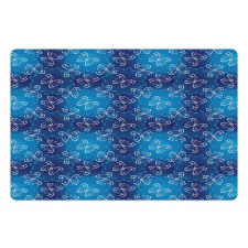 Abstract Floral Blossoms Pet Mat