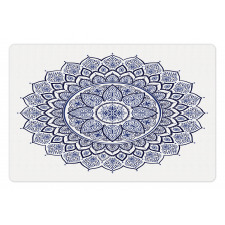 Meditative Floral Art Pet Mat