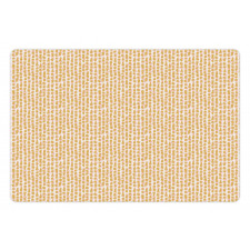 Sketchy Stains Brush Strokes Pet Mat