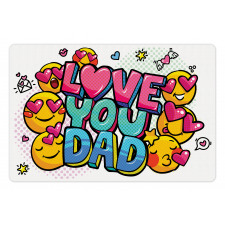 Emoji Smileys Love Dad Pet Mat