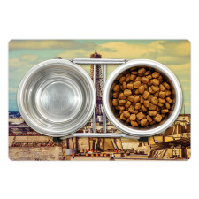 Paris Cityscape Pet Mat