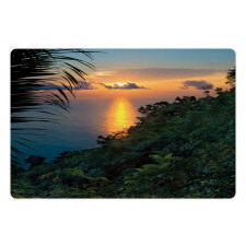 Sunrise on Ocean Seaside Pet Mat