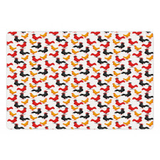 Farm Animal Bird Pattern Pet Mat