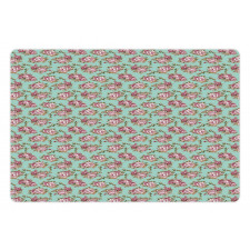 Classical Pastel Tone Floral Pet Mat