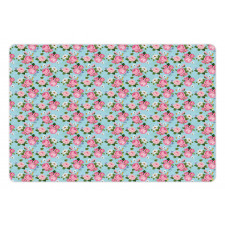 Colorful Flowers Bouquet Art Pet Mat