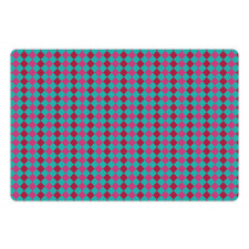 Cheerful Argyle Pet Mat