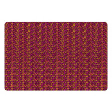 Damask Folk Antique Pet Mat