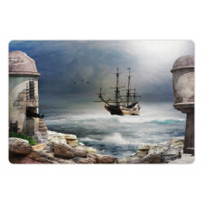 Pirate Merchant Ship Pet Mat