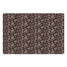 Damask Flowers Motif Pet Mat