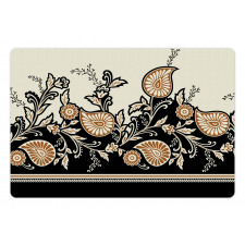 Floral Traditional Pet Mat