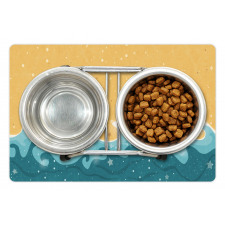 Grange Waves Stars Pet Mat