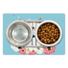 Graphical Fluffy Kitten Party Pet Mat