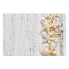 Seashells and Starfish Pet Mat