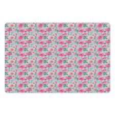 Grunge Flower Look Pet Mat