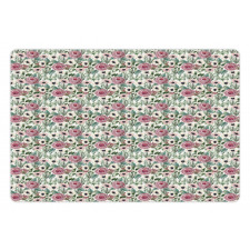 Victorian Look Flowers Pet Mat