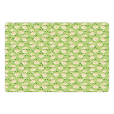 Fresh Yellow Flowers Pet Mat