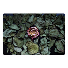 Rose Flower Dry Leaves Pet Mat