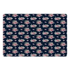 Minimalist Flowers Pet Mat