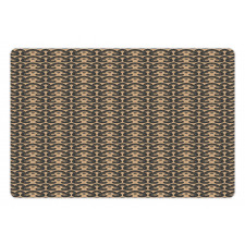 Spiral Damask Art Pet Mat