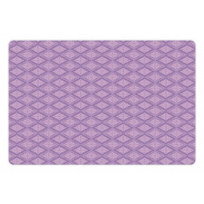 Lilac Floral Art Pet Mat